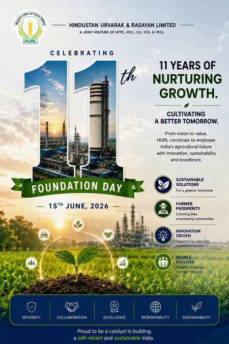 Hindustan Urvarak & Rasayan Limited marks Foundation Day